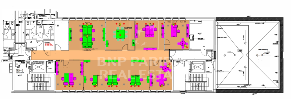 Grundriss 4. OG - Einheit mit Dachterrasse